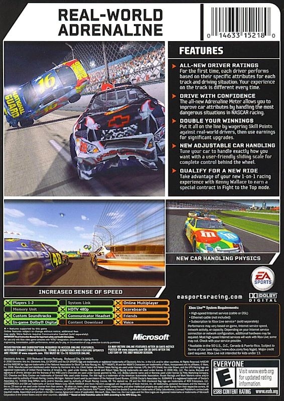 NASCAR 07 cover