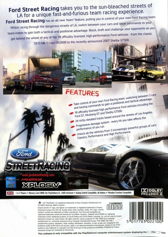 Ford Street Racing cover