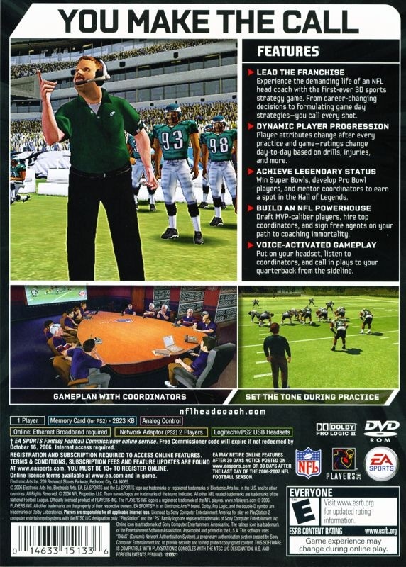 NFL Head Coach cover