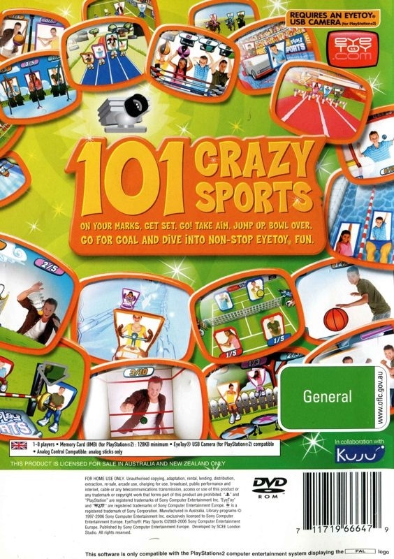 EyeToy: Play Sports cover
