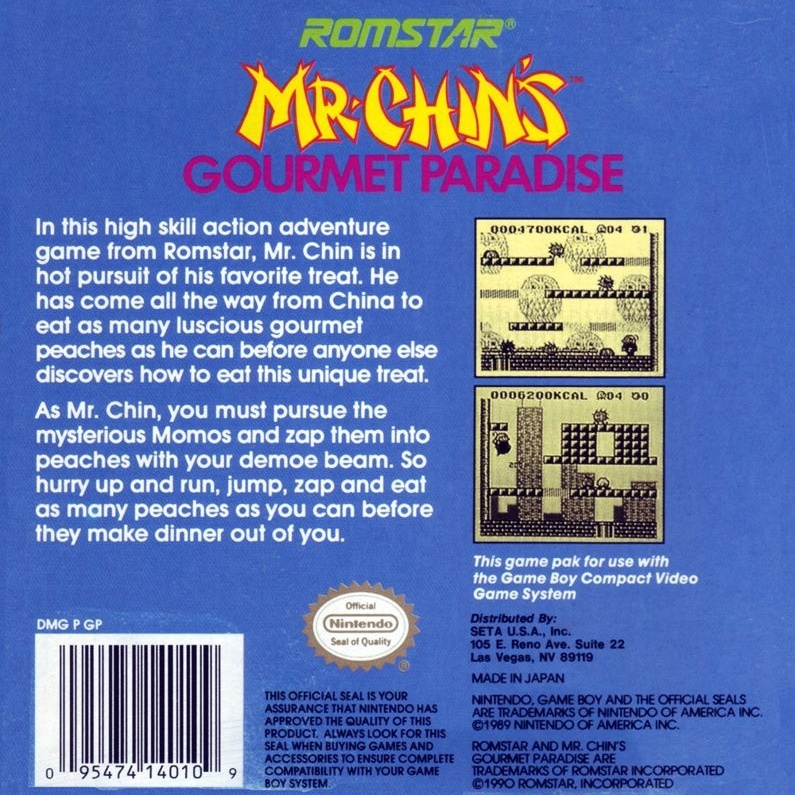 Mr. Chins Gourmet Paradise cover