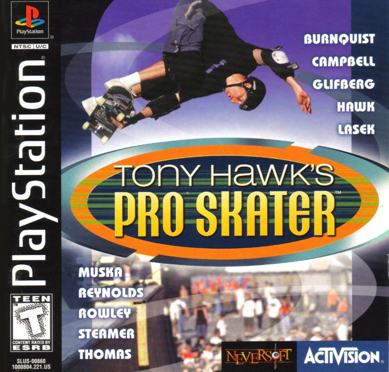 Tony Hawks Pro Skater cover