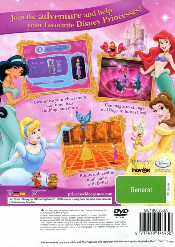 Disney Princess - Enchanted Journey (USA) para ps2