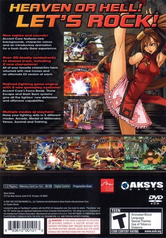 Guilty Gear XX Λ Core cover