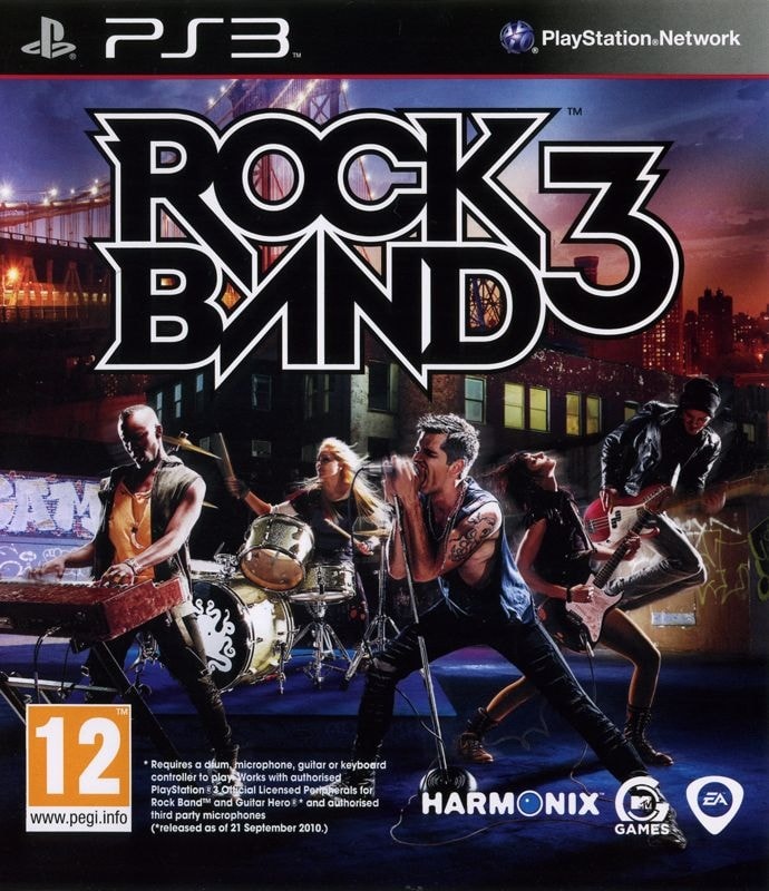 Capa do jogo Rock Band 3