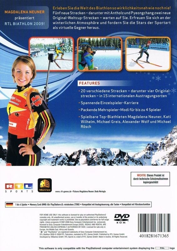 RTL Biathlon 2009 cover
