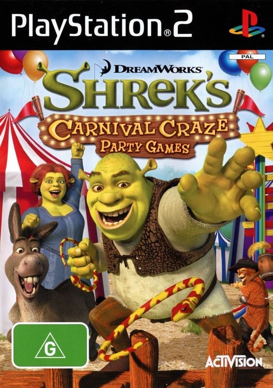Shreks Carnival Craze Party Games cover