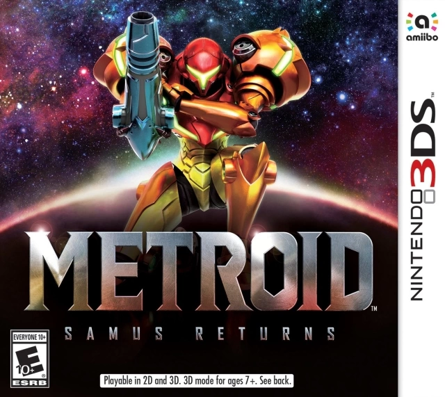 Capa do jogo Metroid: Samus Returns