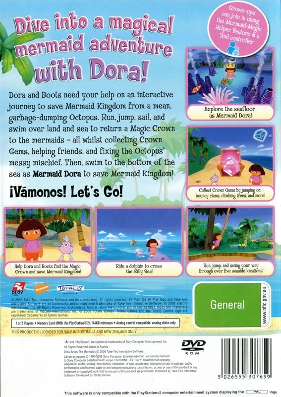 Dora the Explorer: Dora Saves the Mermaids cover