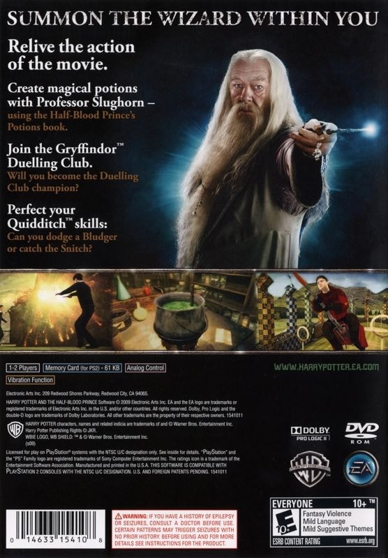 Capa do jogo Harry Potter and the Half-Blood Prince