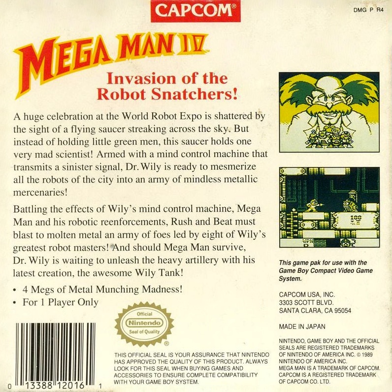 Mega Man IV cover