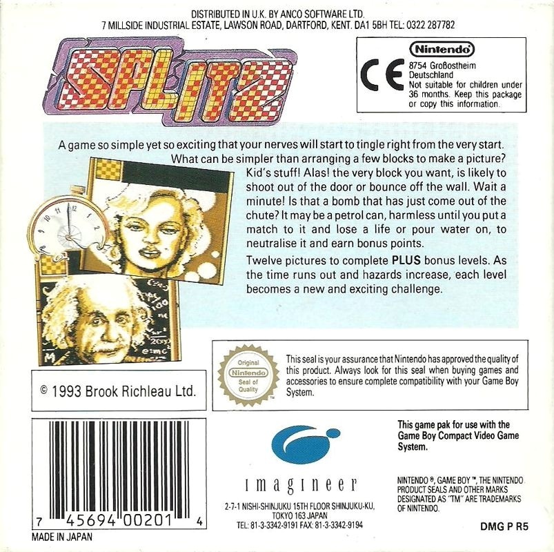 Capa do jogo Splitz