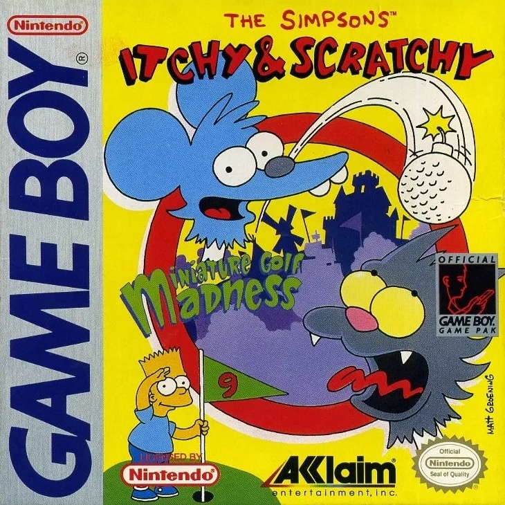 Capa do jogo Itchy & Scratchy in Miniature Golf Madness