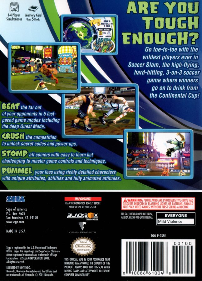 Sega Soccer Slam cover