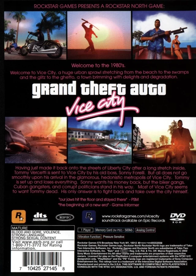 Grand Theft Auto: Vice City cover