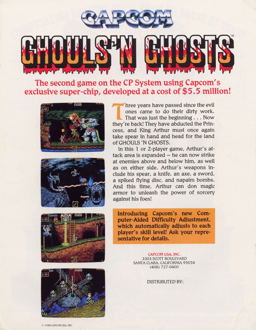 Ghouls N Ghosts cover