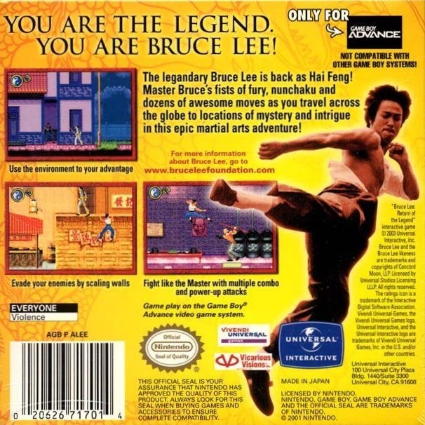 Bruce Lee: Return of the Legend cover