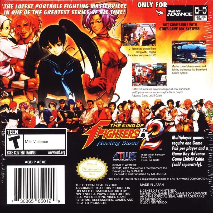 The King of Fighters EX2: Howling Blood cover