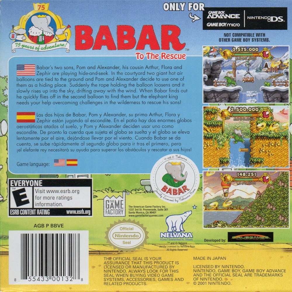 Babar To The Rescue cover