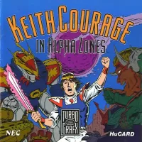Keith Courage in Alpha Zones cover