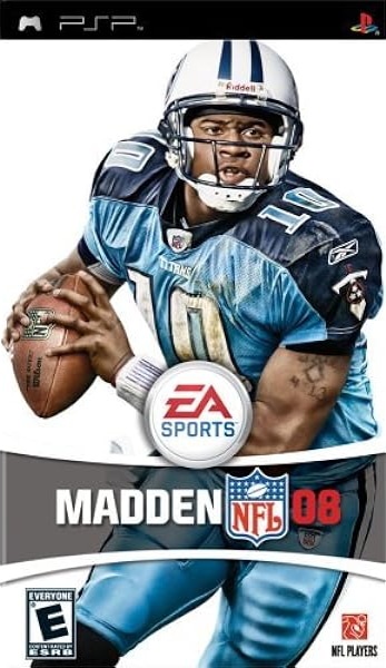 Capa do jogo Madden NFL 08