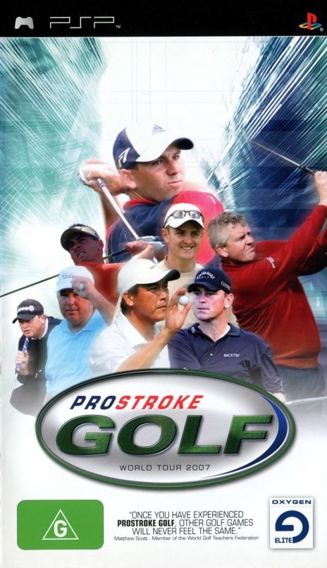Capa do jogo ProStroke Golf: World Tour 2007