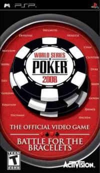World Series of Poker 2008: Battle for the Bracelets cover