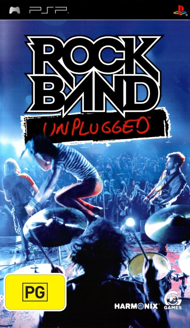 Capa do jogo Rock Band Unplugged