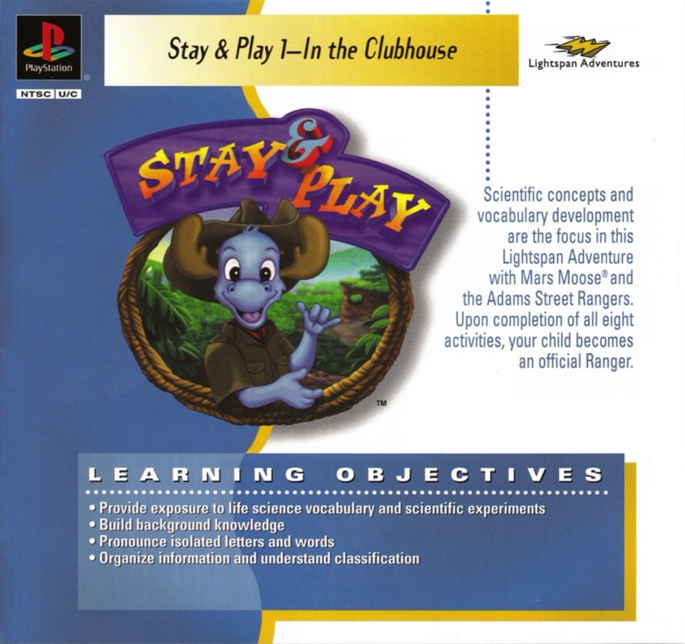 Capa do jogo A Mars Moose Adventure: Stay & Play 1 - In the Clubhouse