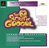 The Secret of Googol 3: The Googol Counting Fair - Midways cover