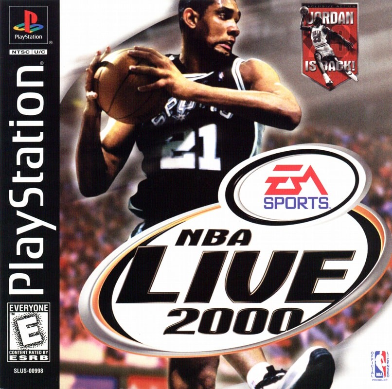 Capa do jogo NBA Live 2000