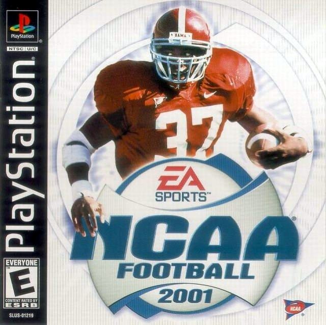 Capa do jogo NCAA Football 2001