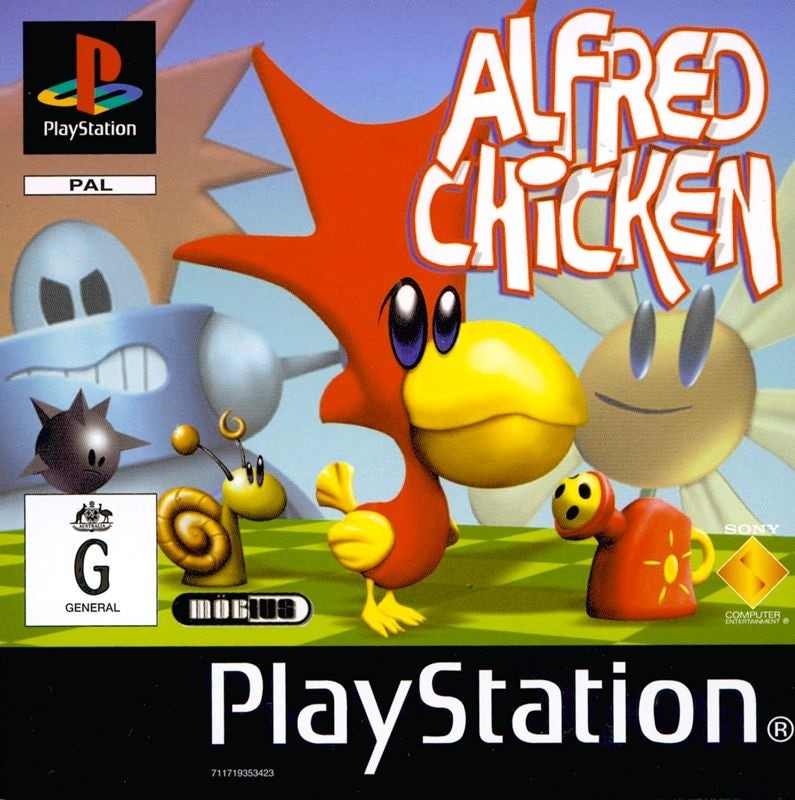 Capa do jogo Alfred Chicken