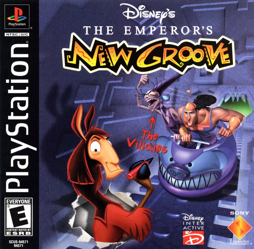 Capa do jogo Disneys The Emperors New Groove