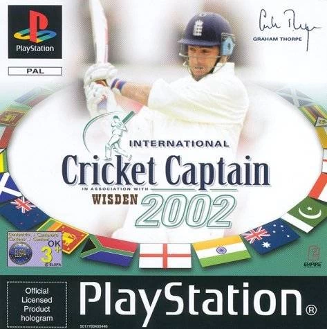 Capa do jogo International Cricket Captain 2002