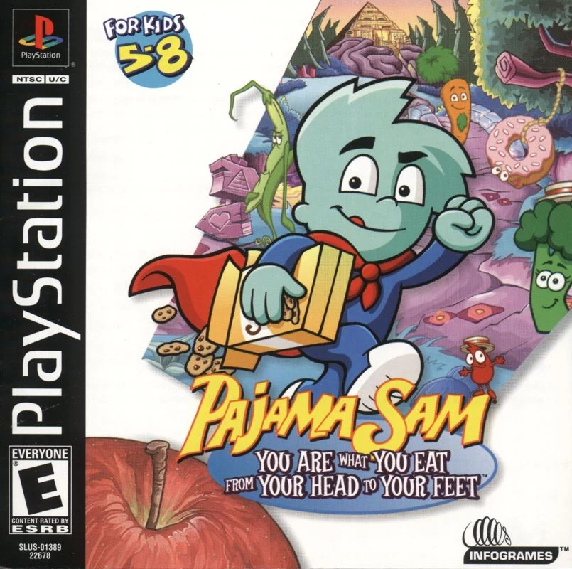 Capa do jogo Pajama Sam: You Are What You Eat From Your Head to Your Feet