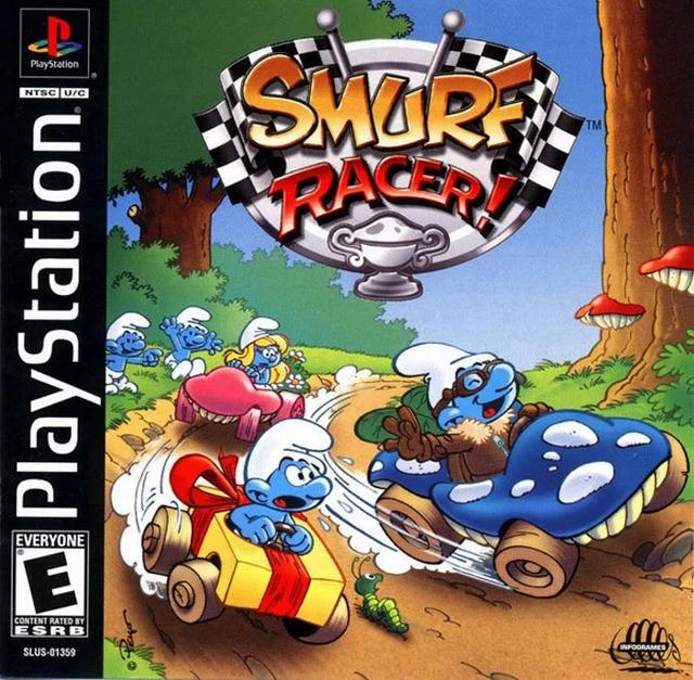 Capa do jogo Smurf Racer