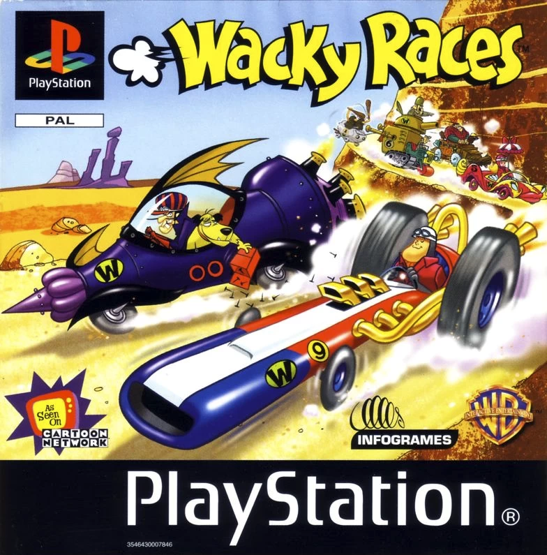 Capa do jogo Wacky Races