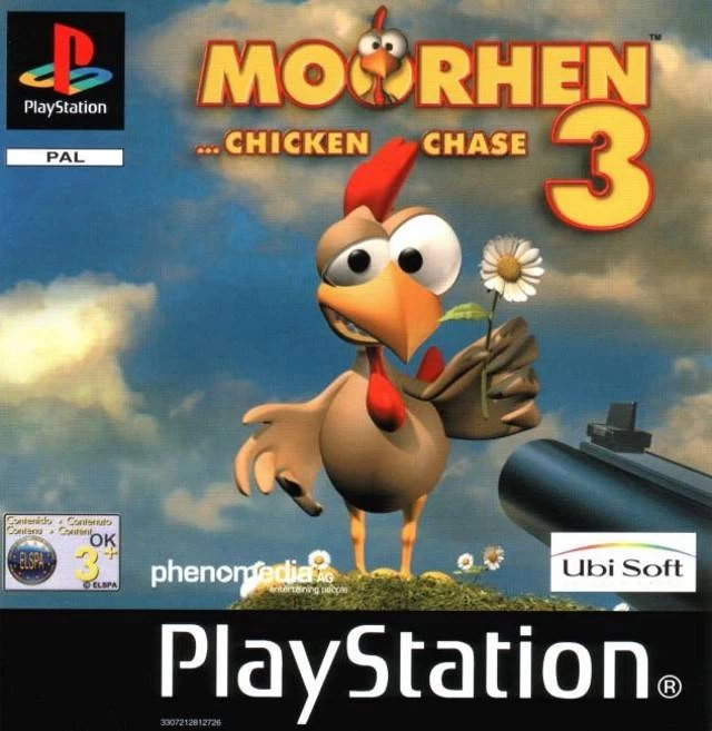 Capa do jogo Moorhen 3 ...Chicken Chase