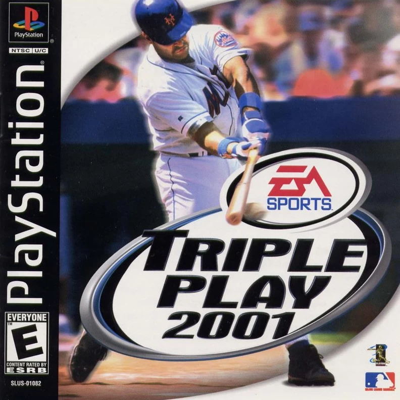 Capa do jogo Triple Play 2001