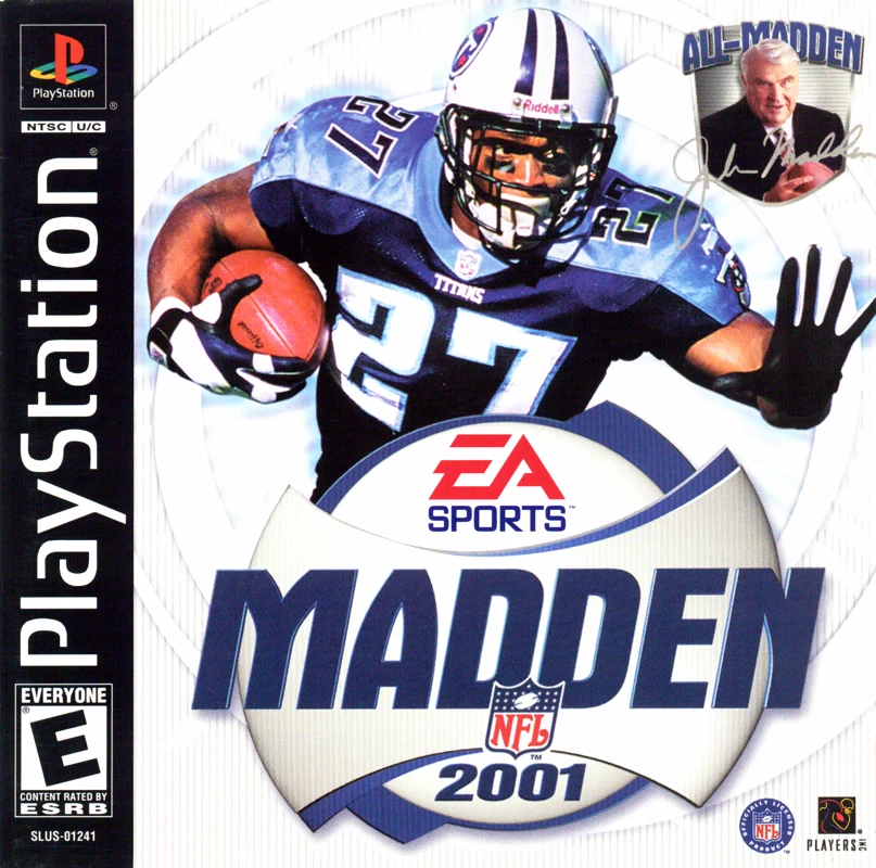 Capa do jogo Madden NFL 2001