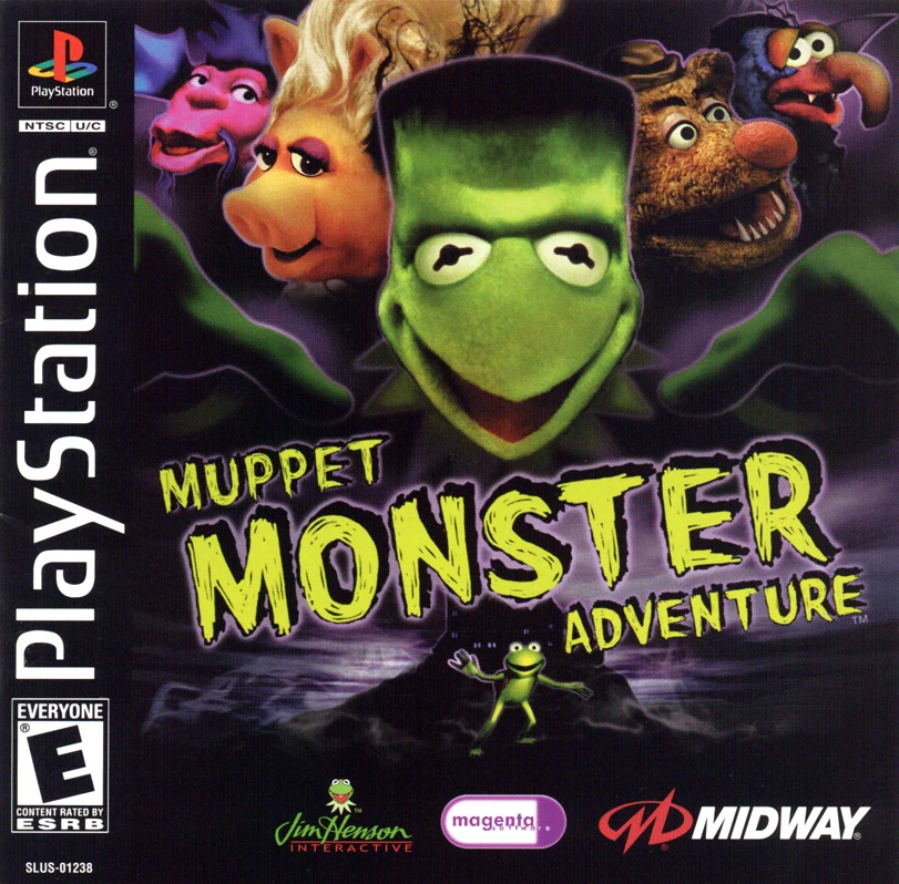 Capa do jogo Muppet Monster Adventure