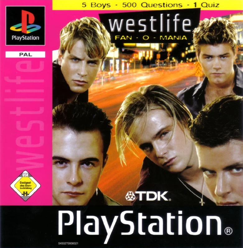 Capa do jogo Westlife Fan-O-Mania