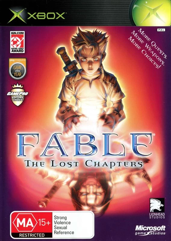 Capa do jogo Fable: The Lost Chapters