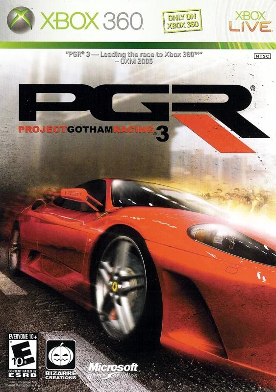 Capa do jogo Project Gotham Racing 3