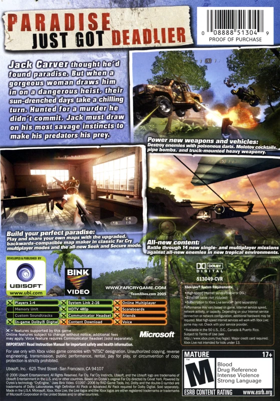 Capa do jogo Far Cry: Instincts - Evolution