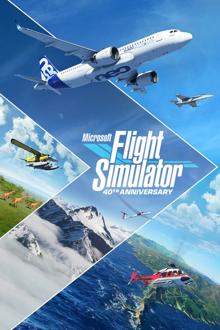 Capa do jogo Microsoft Flight Simulator