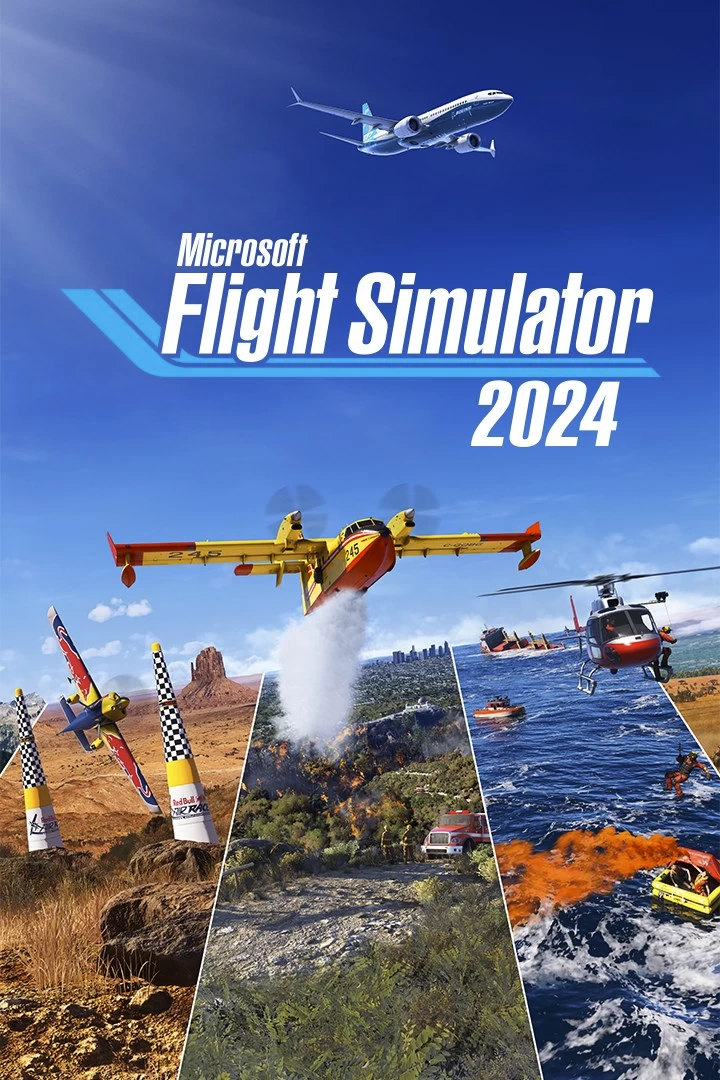 Capa do jogo Microsoft Flight Simulator 2024