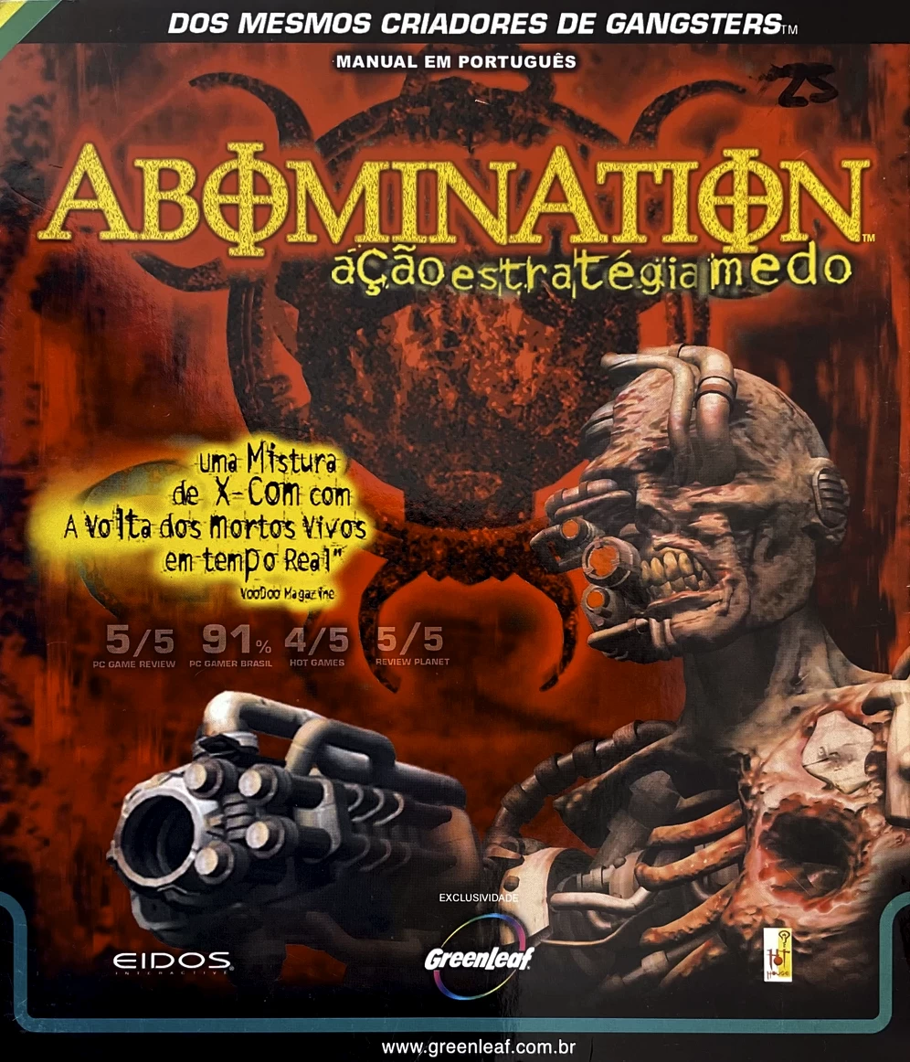 Capa do jogo Abomination: Ação, Estratégia e Medo