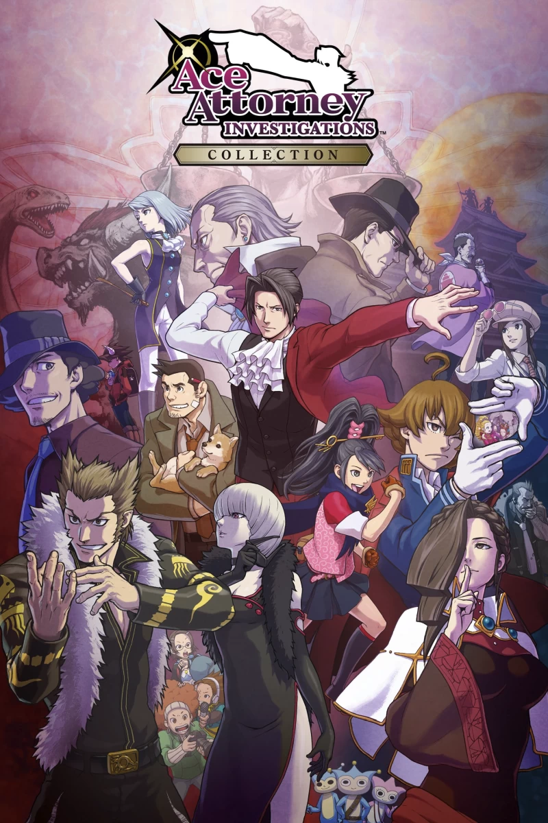 Capa do jogo Ace Attorney Investigations Collection